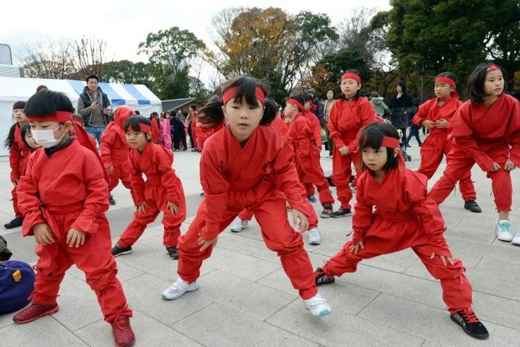 'By learning about ninja... we can apply their knowledge and their ways to the modern society,' Haga's teacher said