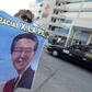 Peru's former president Alberto Fujimori was hospitalized with cardiac problems