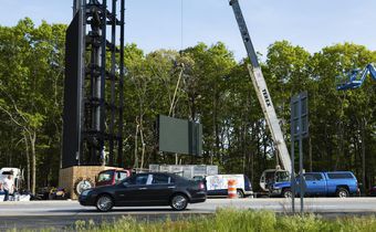 Tribal Billboards Collide With Hamptons Sensibilities