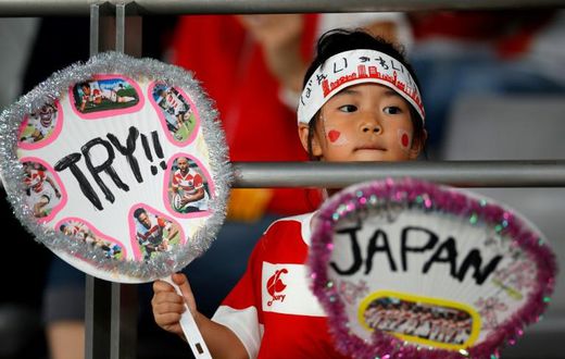 Japan rugby fans new and old flocked to cheer their team at the opener of the Rugby World Cup