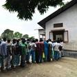 Assam residents stand in line to check if their names are included on the final list of the National Register of Citizens