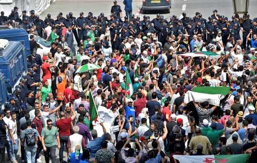 Friday's protest marked the 31st consecutive week of rallies in Algeria