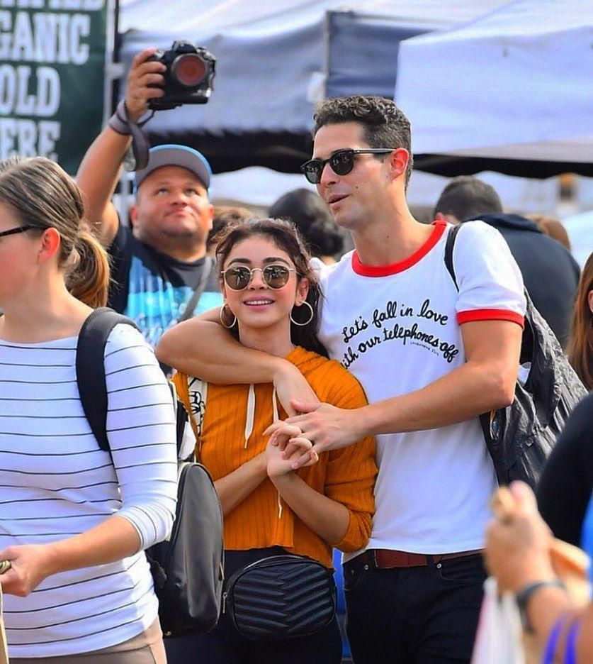 Sarah Hyland And Fiancé Wells Adams Are All About The PDA