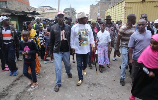 Governor Mike Sonko in Eastleigh