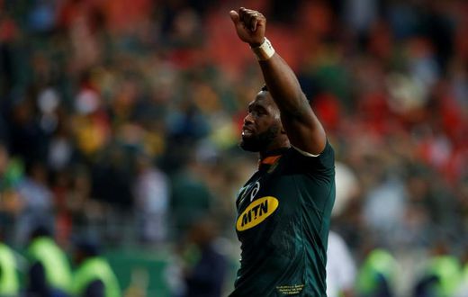 Siya Kolisi South Africa's black captain lifting the Rugby World Cup trophy would be a hugely symbolic moment former Boks assistant coach Alan Solomons told AFP