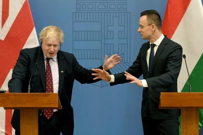 Hungary's foreign minister Peter Szijjarto described UK premier Boris Johnson as an "excellent politician"