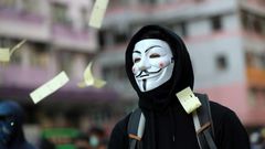 Protesters have used face masks to avoid identification -- along with helmets, goggles and respirators to protect themselves from tear gas and police projectiles