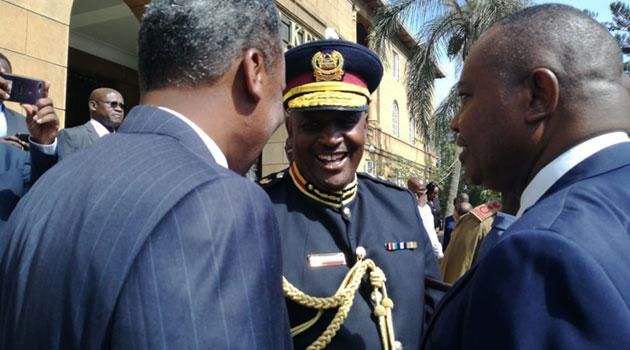 IG Hillary Mutyambai with DPP Noordin Haji & DCI George Kinoti