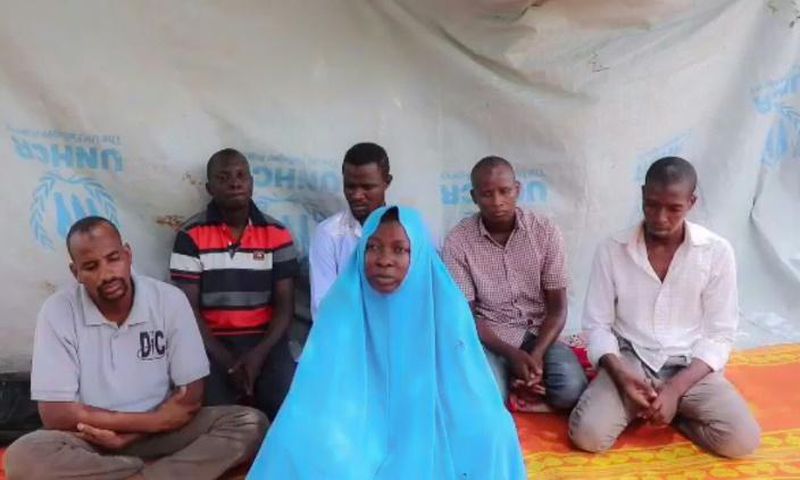 A July 2019 video released by the Islamic State West Africa Province (ISWAP) purportedly shows a female Action Against Hunger (AFC) employee and her five male colleagues that the jihadists kidnapped in northeast Nigeria