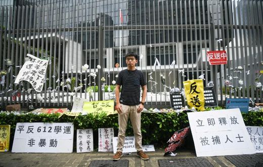 Joshua Wong is one of the most prominent faces in Hong Kong's leaderless pro-democracy movement