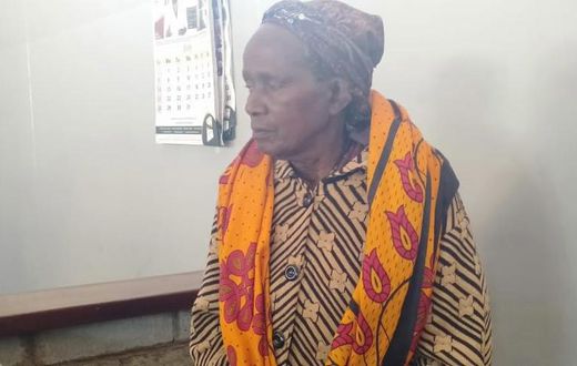 83-year old Nyeri cucu , Lydia Mumbi, staring at prison sentence after pleading guilty in bhang case