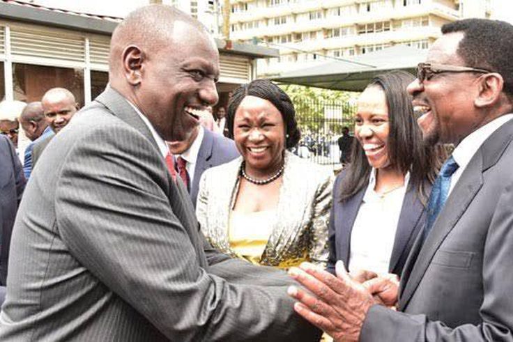 File image of James Orengo with DP Ruto