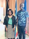 Kenyans pour in well wishes after seeing Kibra MP Ken Okoth's latest photos while on a visit to Kenyan Ambassador to France Prof. Judy Wakhungu
