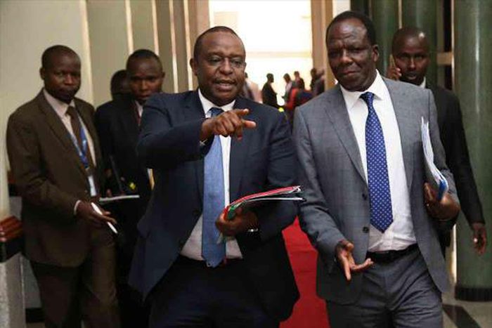 Council of Governors Chair Wycliffe Oparanya announces counties will not pay July salaries due to the stalemate on division of revenue bill