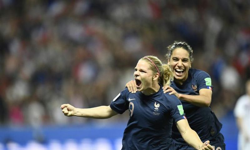 Eugenie Le Sommer has scored in France's first two matches of the Women's World Cup