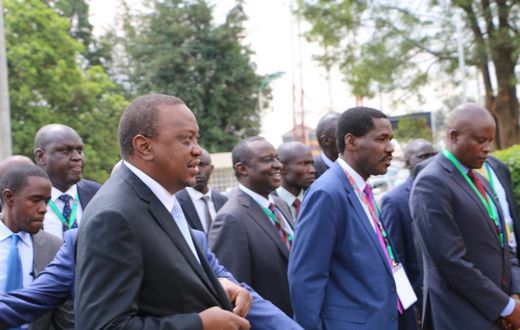 President Uhuru Kenyatta gives orders following DP William Ruto assassination claims