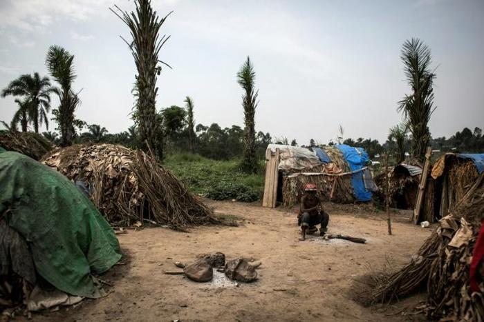 The eastern DRC town of Oicha, where three people were shot by police during a protest