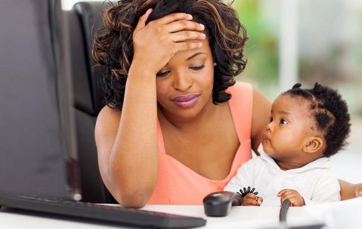 Distrubed mom (Ebony Magazine)