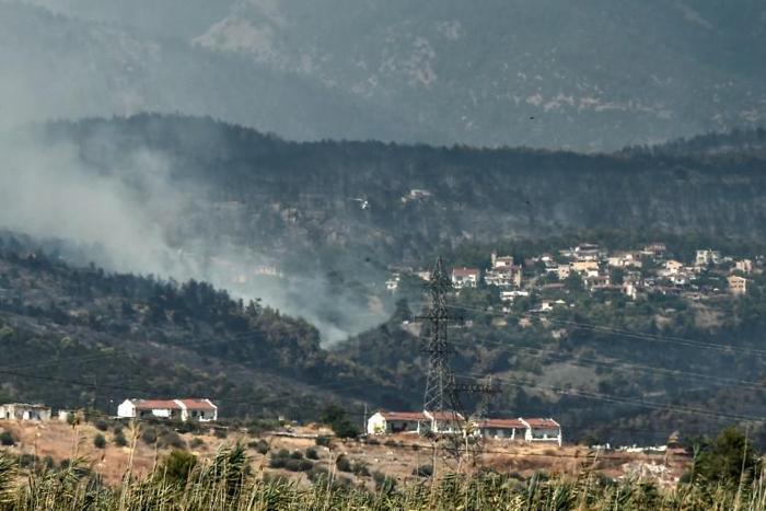 The fire broke out on Tuesday and has destroyed over 1,000 hectares of dense pine forest, according to state agency ANA