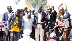 DP William Ruto with residents of Mokomoni when he toured Nyamira County early this month