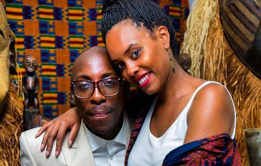 Bien Baraza and his girlfriend Chiki Kuruka