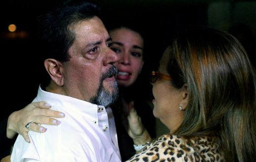 Venezuelan opposition figure Edgar Zambrano is greeted after being released from jail in Caracas Zambrano, the vice president of the National Assembly, was arrested by President Nicolas Maduro's intelligence service in May 2019 for supporting a failed ...
