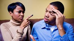 Angry couple(Ebony Magazine)