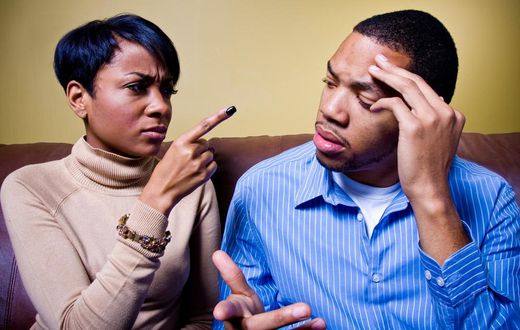 Angry couple(Ebony Magazine)