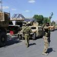 The fighting began when insurgents briefly seized an Afghan army recruitment centre in Farah, a city seen in this file photo from May 2018