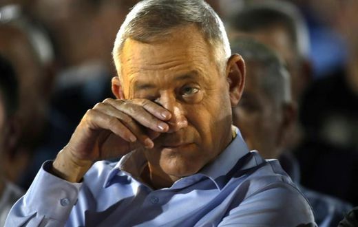 Retired Israeli General Benny Gantz in a security hawk who hopes to unseat Prime Minister Benjamin Netanyahu in Tuesday's elections