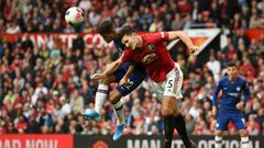 Proving his worth: £80 million centre-back Harry Maguire helped Manchester United beat Chelsea 4-0 on his debut