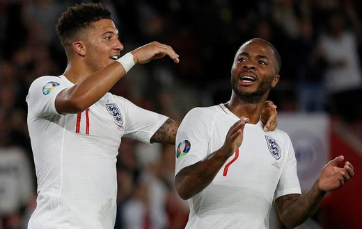 Raheem Sterling and Jadon Sancho are two of the young stars leading England towards Euro 2020