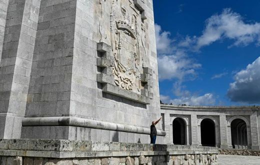 The giant Valle de los Caidos (Valley of the Fallen) at San Lorenzo del Escorial outside Madrid is a monument to Francoist combatants who died during the Spanish civil war as well as Franco´s final resting place