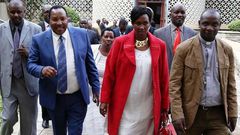 File image of Governor Ferdinand Waititu with his wife Susan Ngun'gu