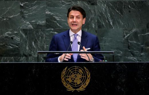 Prime Minister of Italy Giuseppe Conte, in an image from September 24, 2019, says he had no doubt about the right to life, but was not so sure about a right to die