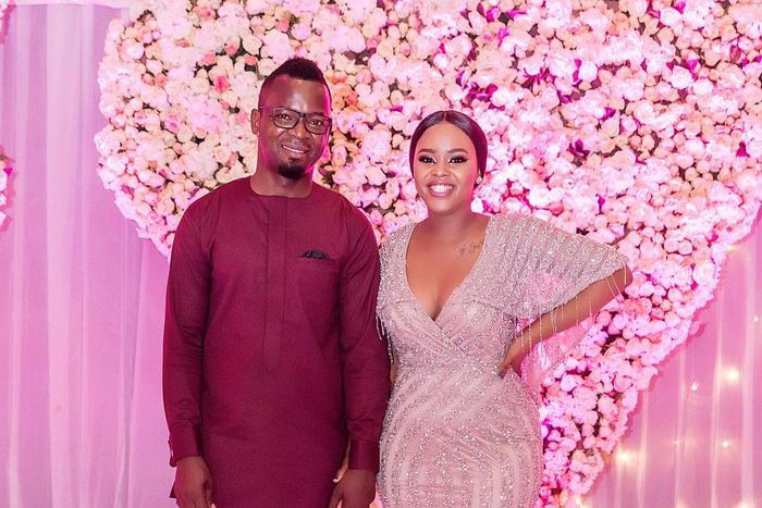 Actress Lulu Michael with her Husband to be Majizzo. Elizabeth Lulu holds traditional wedding days after completing jail term