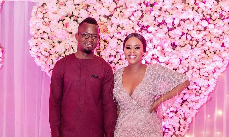 Actress Lulu Michael with her Husband to be Majizzo. Elizabeth Lulu holds traditional wedding days after completing jail term