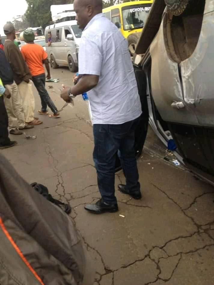 Rongo MP Hon Paul Abuor involved in a road accident