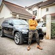 Milele FM boss Alex Mwakideu shows off his new sleek ride