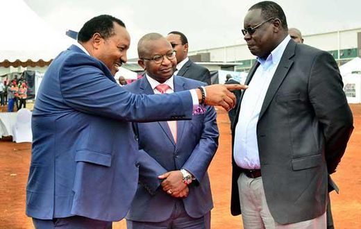 How Kiambu Governor Ferdinand Waititu was kicked out of presidential dais during Mashujaa Day celebrations in Mombasa