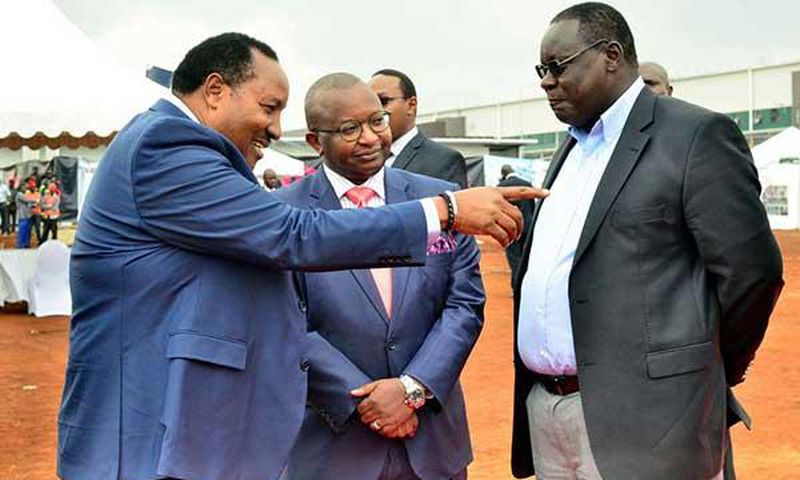 How Kiambu Governor Ferdinand Waititu was kicked out of presidential dais during Mashujaa Day celebrations in Mombasa