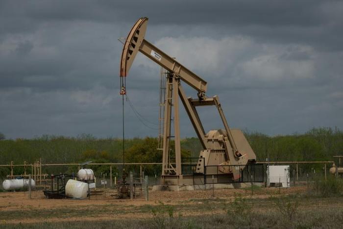 Un puits de forage à Cotulla au Texas en mars 2019