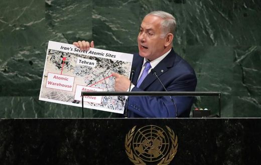 Netanyahu has repeatedly used speeches at the UN General Assembly to criticise Israel's arch-enemy Iran