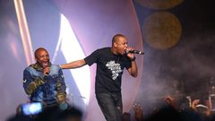 Jalang'o and DNG at the Tusker OktobaFest