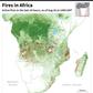 Active fires in sub-Saharan Africa over the last 24 hours.
