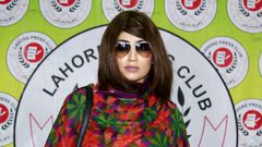 Baloch, who shot to fame for her risque selfies -- tame by Western standards, but considered provocative in deeply misogynistic Pakistan -- was murdered in July 2016
