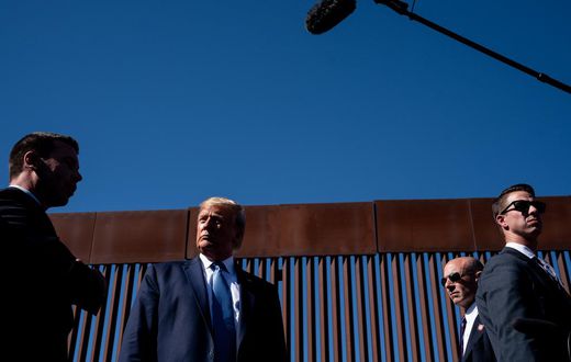 Trump Denies Considering a Border Moat
