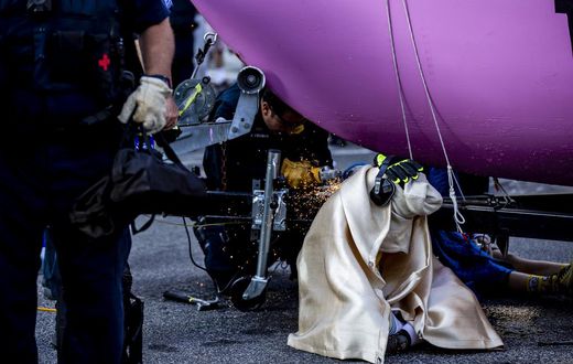 Climate Protesters Snarl Traffic but Washington Still Goes to Work
