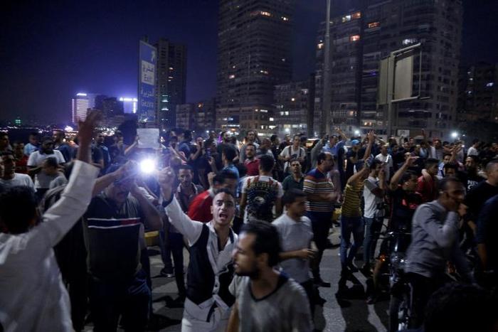 Rare protests erupted in Egypt last month, in defiance of the government's ban on demonstrations