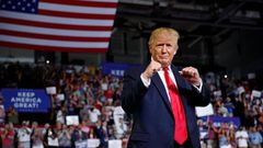At North Carolina rally, Trump bets on divisive attacks as way to bolster reelection bid